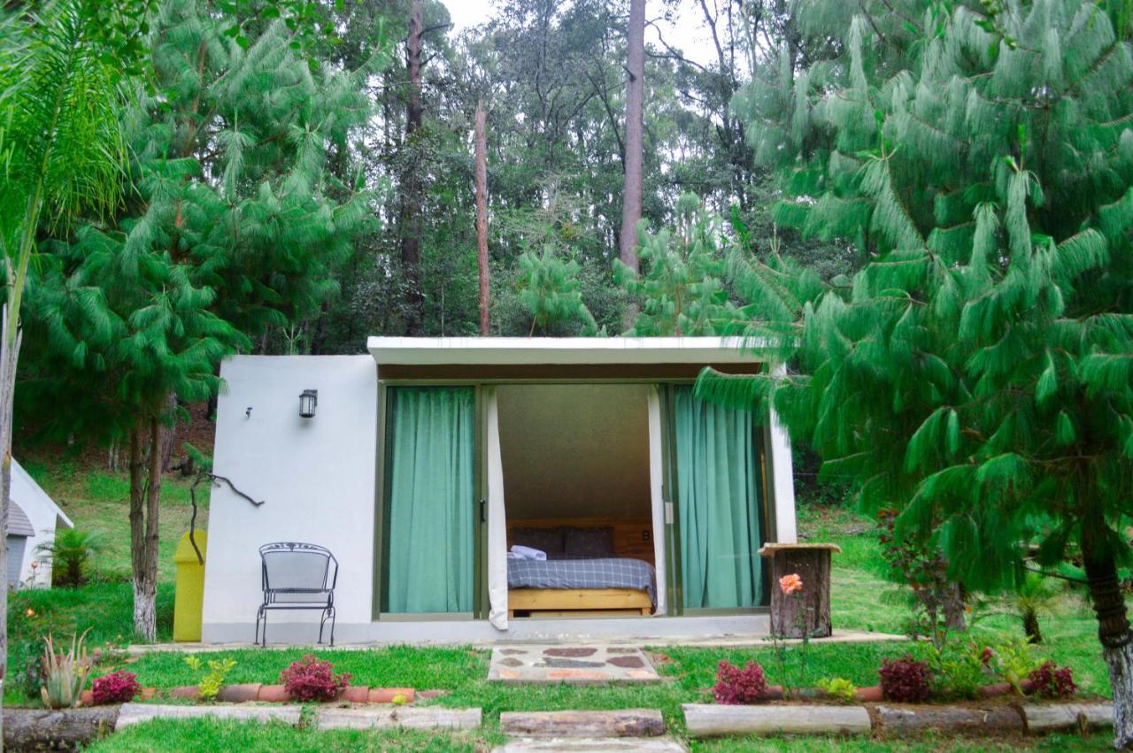 Romanticas Cabanas En Bosque Acaxochitlan Luaran gambar